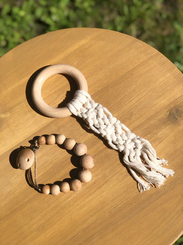 Macrame teether