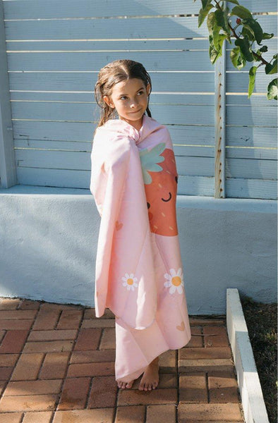 Strawberry beach towel